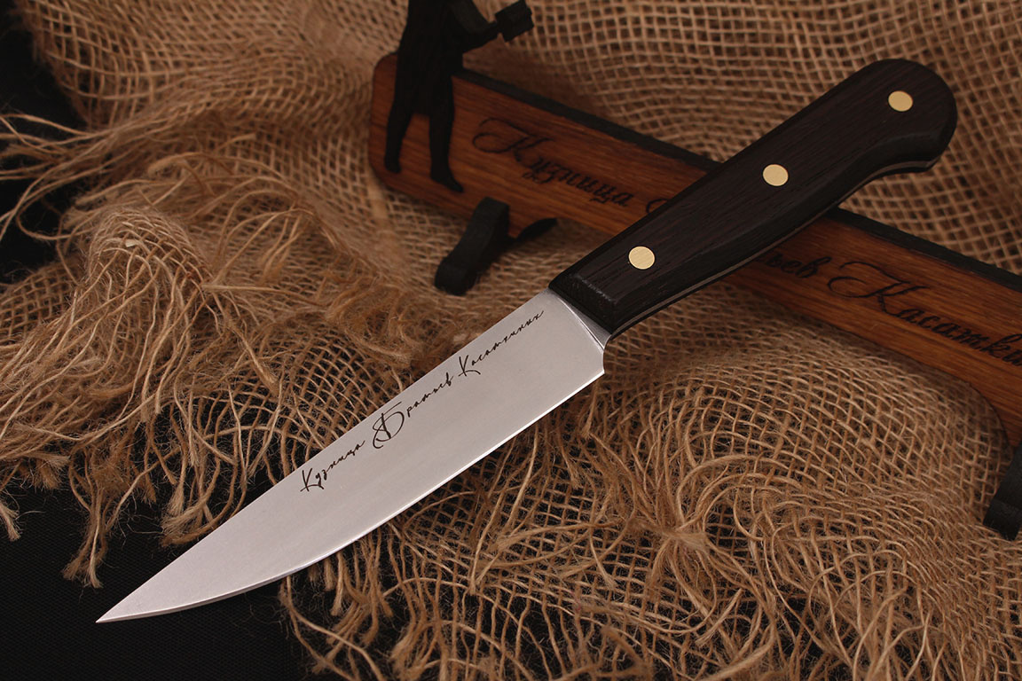 Нож кухонный серии "Classic" 140мм, 95х18, рукоять венге.